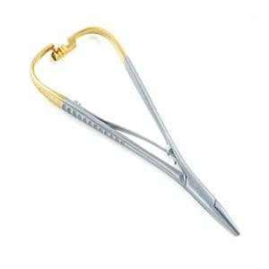 Mathieu Needle Holder 5-1/2" Blunt Tungsten Carbide/Stainless Steel Ea