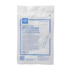 Rayon/Polyester Neuro Pattie Sponge 1x3" Sterile LF, 20 PK/CA