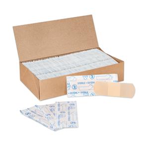 American White Cross Adhesive Bandage Plastic 1x3" Sheer Sterile 1500/Ca