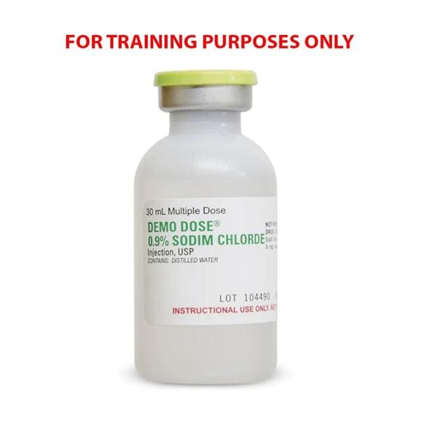 Demo Dose Instructional Use Only Simulated Diluent Training Ea