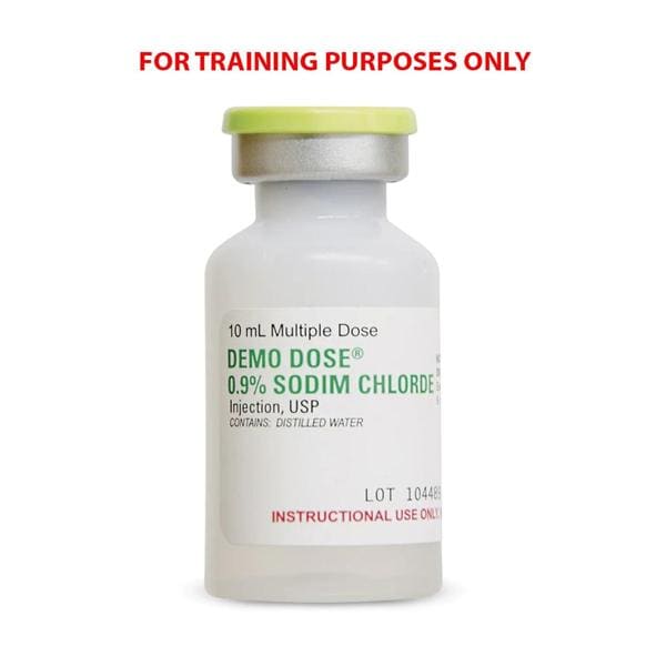 Demo Dose Instructional Use Only Simulated Diluent Training Ea