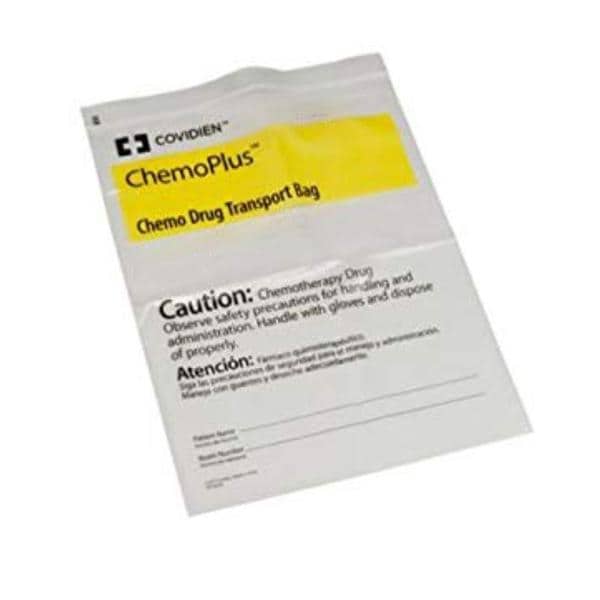 ChemoPlus Chemotherapy Transport Bag 4mil 13x19" Clear Zip Closure Plstc 250/Ca