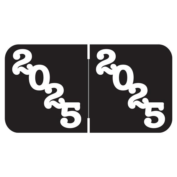 Jeter 2025 End Tab Label Black 500/Rl