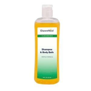 DawnMist Cleansing Shampoo & Body Wash 16oz Fresh Apricot Scent Bottle 12/Ca