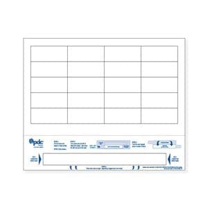 Conf-ID-ent Laser Wristband/Label Paper / Poly White Adult 1000/Ca