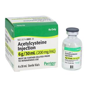 Acetylcysteine Injection 200mg/mL SDV 30mL 4/Package