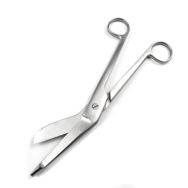 Econo Lister Bandage Scissors Angled 4-1/2" Blunt Stainless Steel NS Disp 12/Bx