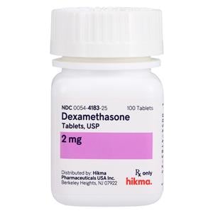 Dexamethasone Tablets 2mg Bottle 100/Bottle Each