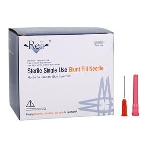 Blunt Fill Needle 18gx1" Non-Safety 100/Bx, 100 BX/CA