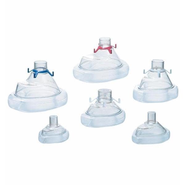 DuraClear Oxygen/Ventilator Face Mask Adult Medium Disposable 20/Bx