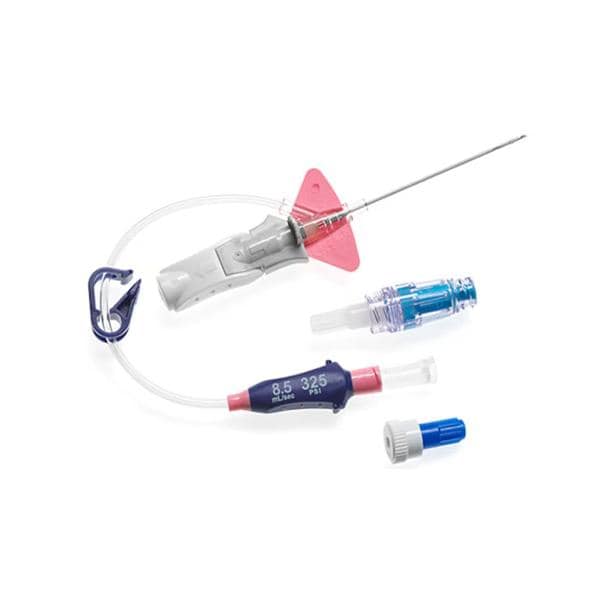 Nexiva Diffusics IV Catheter 20 Gauge 1.75" Pink Closed System 80/Ca