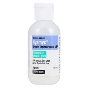Nystatin Topical Powder 100mu/gm Bottle 15gm Each