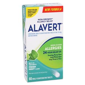 Alavert Dissolvable Tablets 10mg Mint 60/Bx