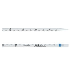 Serological Pipet Polystyrene 5mL Clear Sterile 200/Case