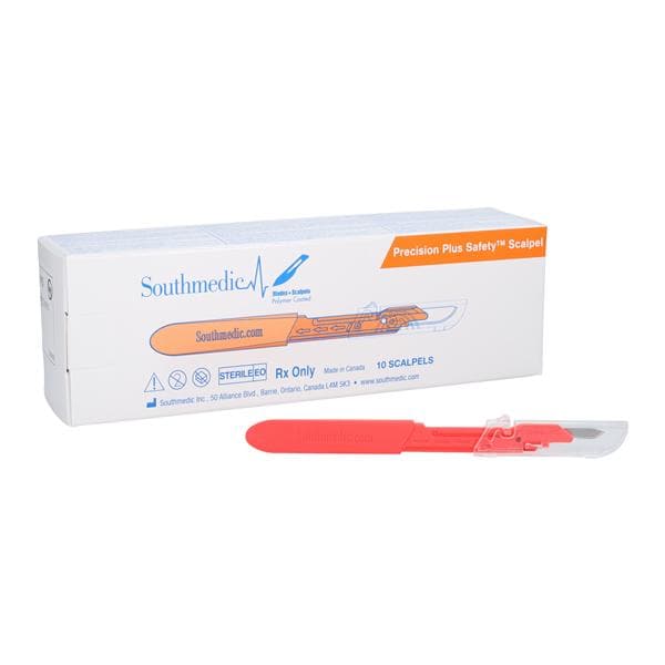 Dsp Retractable Surgical Scalpel Scalpel #15 Stainless Steel/Nylon Sheath Strl