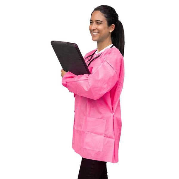FitMe PPE Lab Jacket Small Raspberry 50/Ca thumbnail 2