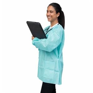 FitMe PPE Lab Jacket Large Teal / Green 50/Ca
