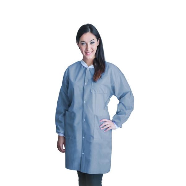 FitMe PPE Lab Coat Large Ceil Blue 50/Ca
