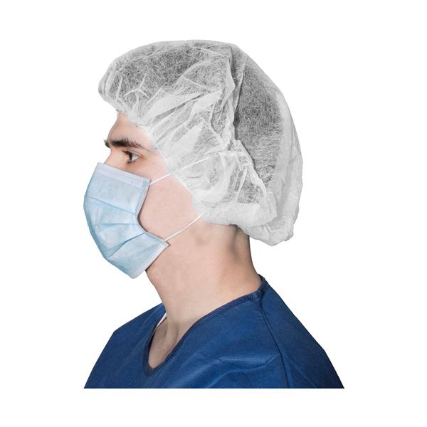 Dukal Bouffant Cap 21" White 500/Ca product image