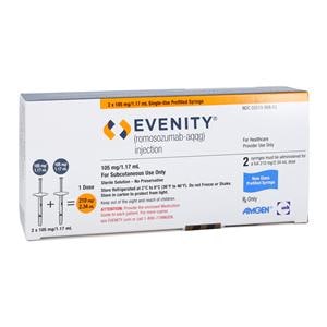 Evenity Injection 105mg Prefilled Syringe 1.17mL 2/Package