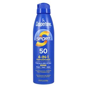 Coppertone Sport Spray Sunscreen 5.5oz Water Resistant 50 SPF Ea