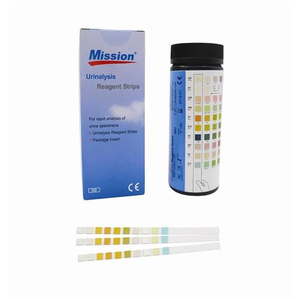 Mission Urinalysis Reagent Strips 12/Ca