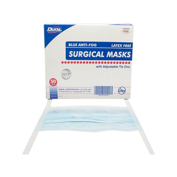 Surgical Mask ASTM Level 1 Anti-Fog Blue 300/Ca