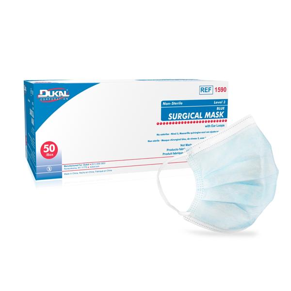 Surgical Face Mask ASTM Level 3 Blue 600/Ca