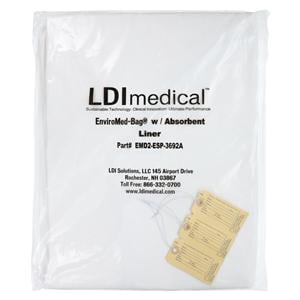 EnviroSorb-Bag Post Mortem Bag 8 MIL 92x36" White Crv Zpr Polyolefin Blnd 6/Ca