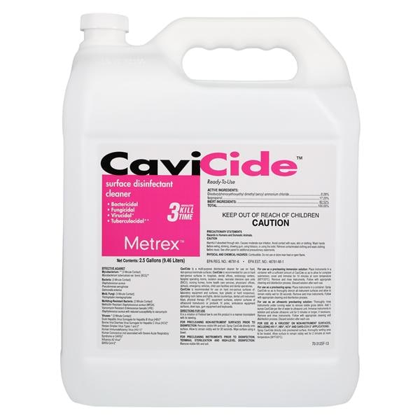 Surface Disinfectant Liquid CaviCide Bottle 2.5 Gallon Ea, 2 EA/CA