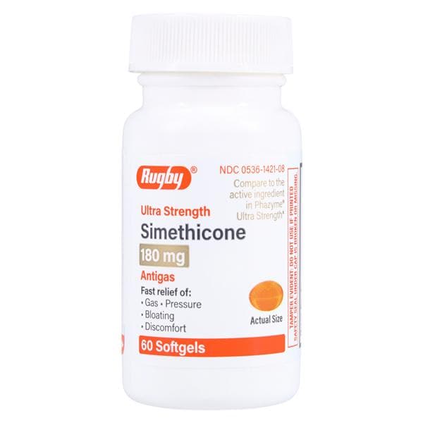 Simethicone Softgel 180mg Bottle 60/Bt