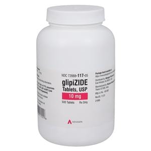 Glipizide Tablets 10mg Bottle Each