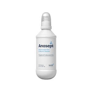Anasept Wound Cleanser 8oz NaOCI/NaCI/H2O Non-Sterile Clr Btl/Antmcrbl 12/Ca