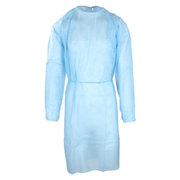 Halyard Gown Not AAMI Rated X-Large Blue 100/Ca