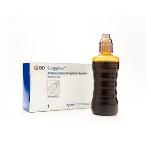 Surgiphor Irrigation Solution 450mL PVP-I Sterile LF Antmcrbl Disposable 8/Ca