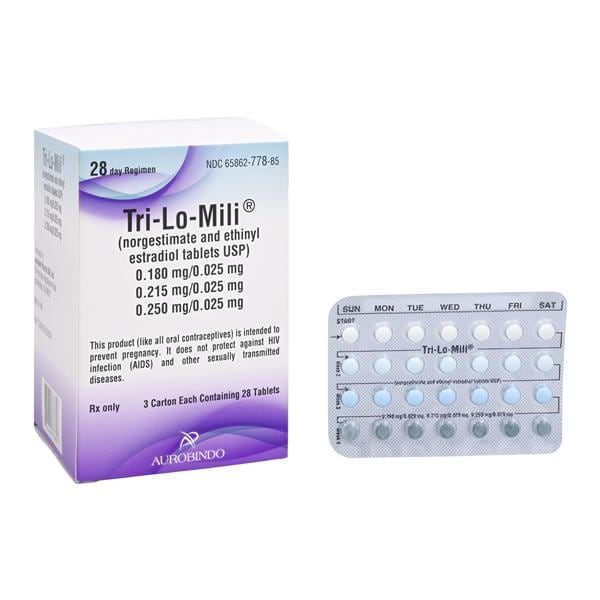 Norgestimate Ethinyl Estradiol Tablets 0.18mg/0.215mg/0.25mg Blister Pack