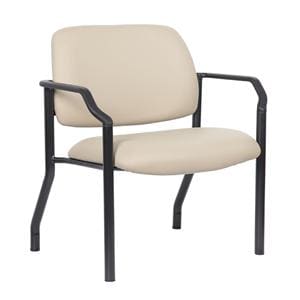 Patient Chair Beige Vinyl 500lb Capacity Contemoprary Ea