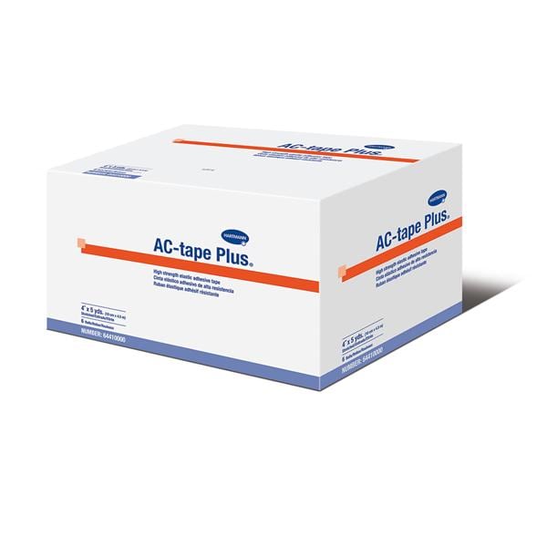AC-Tape Plus Athletic Tape Cotton/Elastic 4"x5yd Tan Non-Sterile 6/Bx, 6 BX/CA