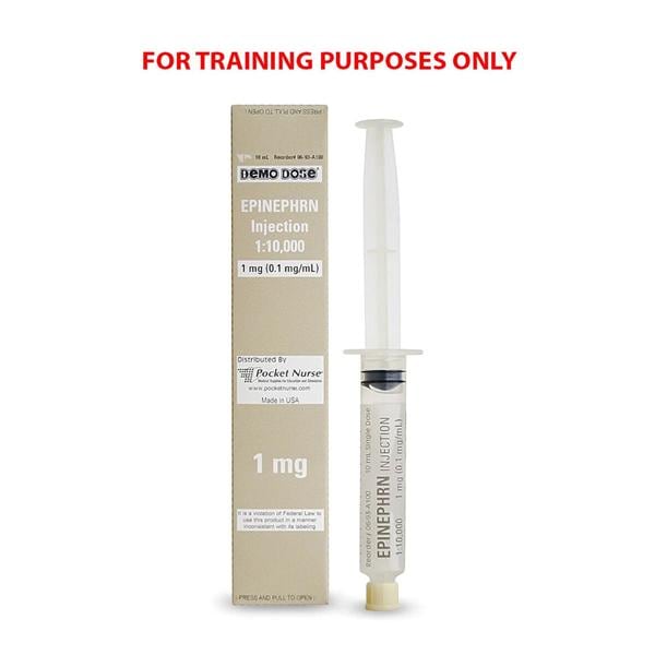 Demo Dose Epinephrine Simulated Medication Ea