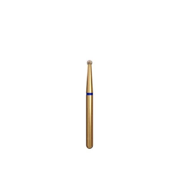 Alpen Multilayer Diamond Burs, FG, Round, # 801, 1.4 mm, Coarse, Blue, 5/Pk, 60031859 thumbnail 2