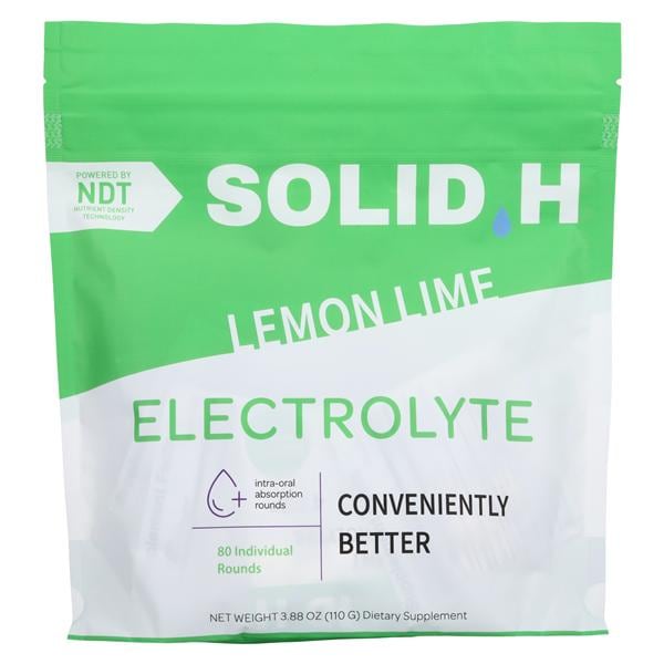Solid Oral Electrolyte Replenishment Drink Tablet Lemon Lime Bag 1/Bg