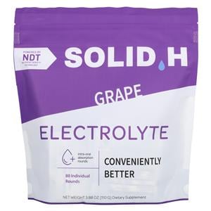 Solid Oral Electrolyte Replenishment Drink Tablet Grape Bag 1/Bg