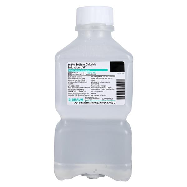 IV Solution Irrigation Solution 0.9% Sodium Chloride Bottle 16/Ca