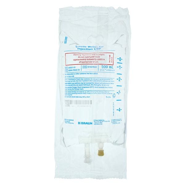 Sterile Water For Injection 500ml, L8501-01 thumbnail 5