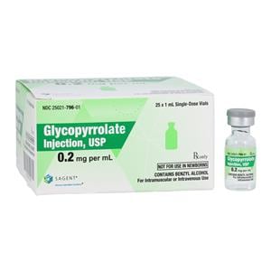 Glycopyrrolate Injection 0.2mg/mL SDV 1mL