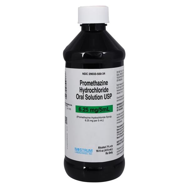 Promethazine HCl Oral Syrup 6.25mg/5mL Bottle 480mL