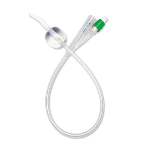 2-Way Foley Catheter Coude Tip 100% Silicone 14Fr 10mL