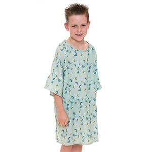 ICU Gown Pediatric Large Frog-e Green Reusable 72/Ca