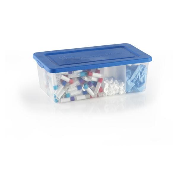 Tubby Storage Container New Natural Polypropelyne With Lid/Dividers 5/Pk