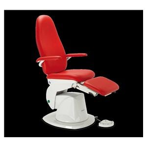 Podiatry Chair Red 500lb Capacity